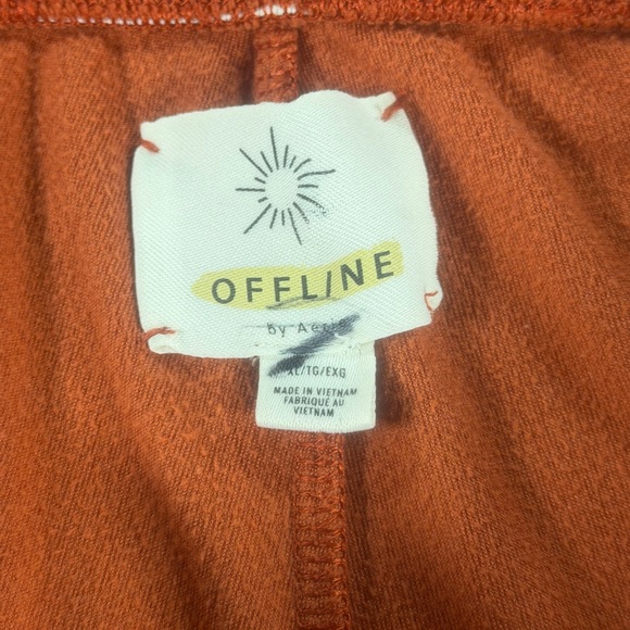 OFFLINE by Aerie Women's Rust Velour Jogger Pants Loungewear Burnt XL - Picture 4 of 8